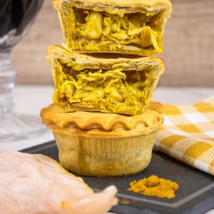 Empada de Frango com Caril